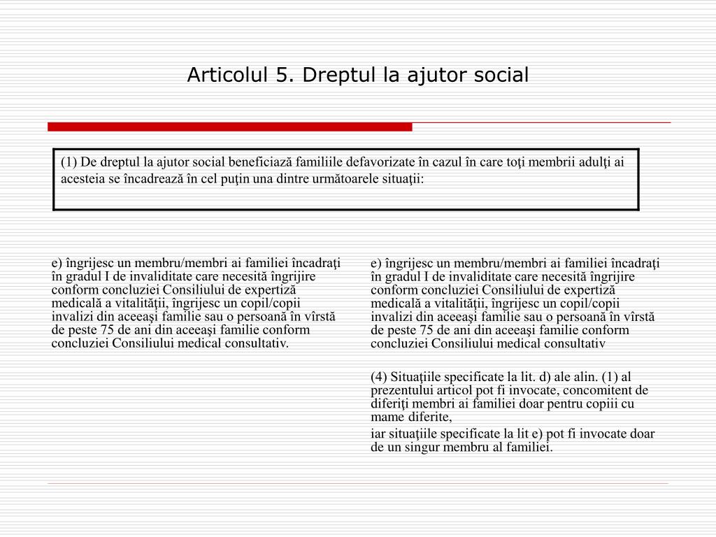 PPT - Modificarea Legii cu privire la ajutorul social nr. 133-XVI din 13  iunie 2008 PowerPoint Presentation - ID:1161652