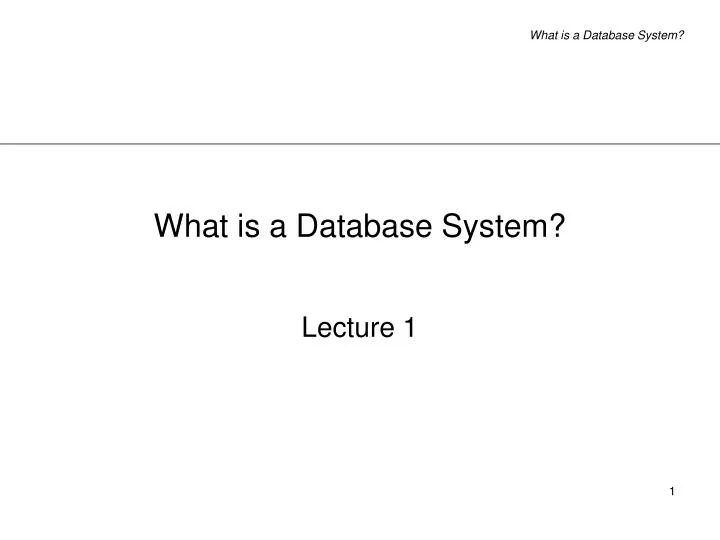 what is a database system n.
