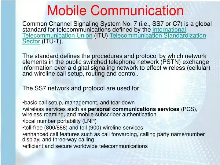 Cellular system in mobile communication ppt design