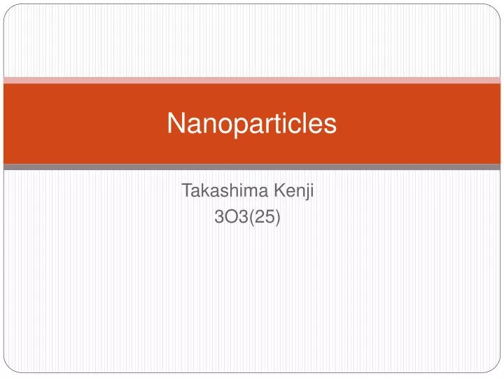 nanoparticles n.