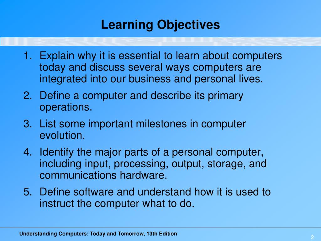 PPT - Chapter 1: Introduction to the World of Computers PowerPoint ...
