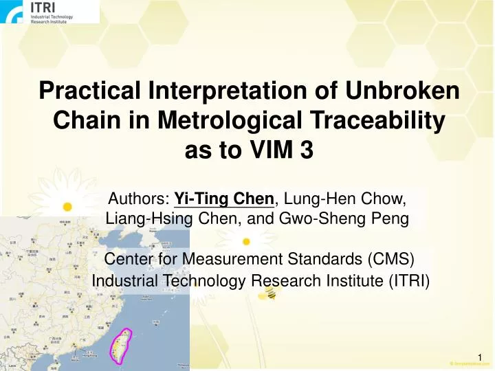 PPT Practical Interpretation of Unbroken Chain in Metrological Traceability as to VIM 3
