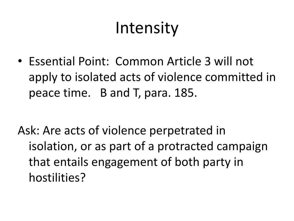 armed conflict tadic definition