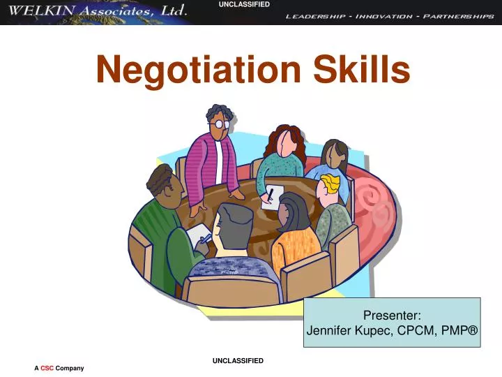 presentation and negotiation skills