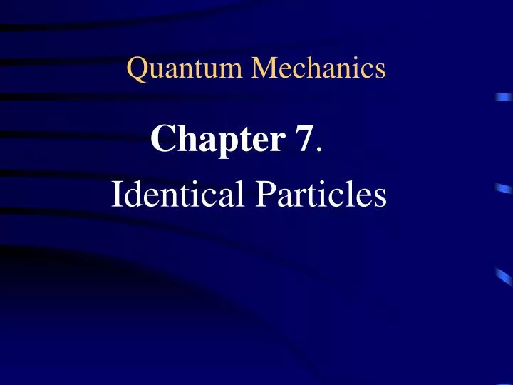 Ppt Quantum Mechanics Powerpoint Presentation Free Download Id 1164537 Ppt Quantum Mechanics Powerpoint Presentation Free Download Id 1164537