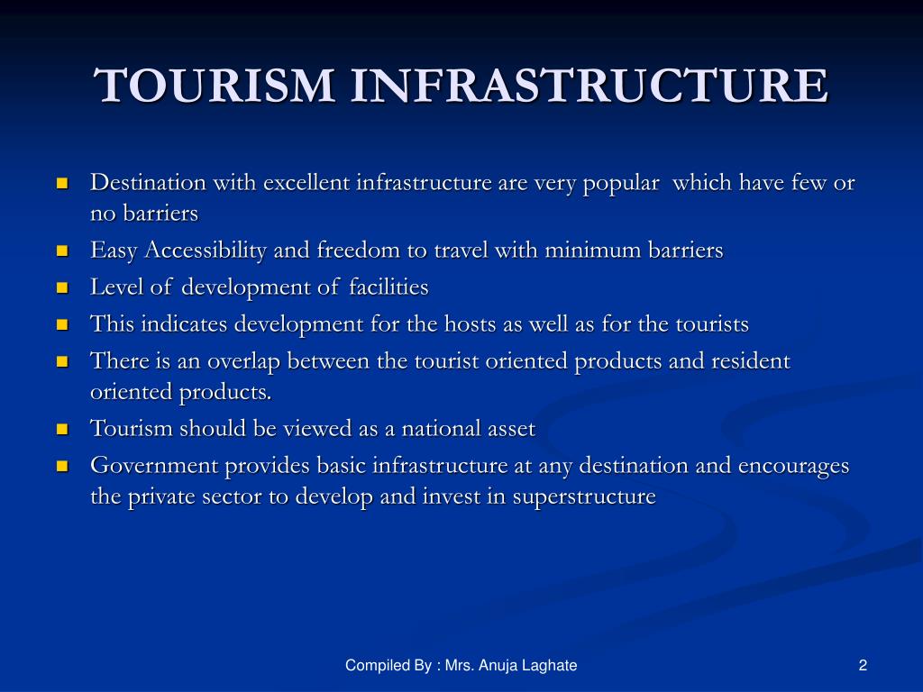 infrastructure and tourism development