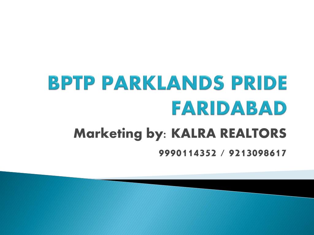 Ppt Bptp Park Elite Floors 9990114352 Faridabad Powerpoint
