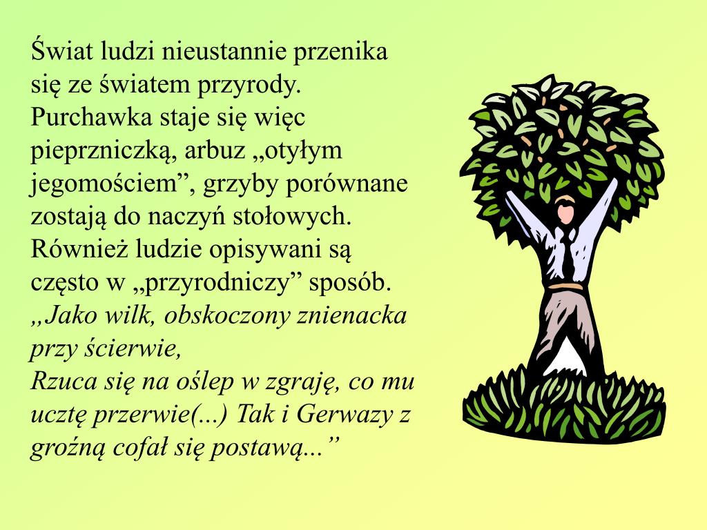 Opis Przyrody W Panu Tadeuszu PPT - W magicznym świecie „ Pana Tadeusza”... PowerPoint Presentation