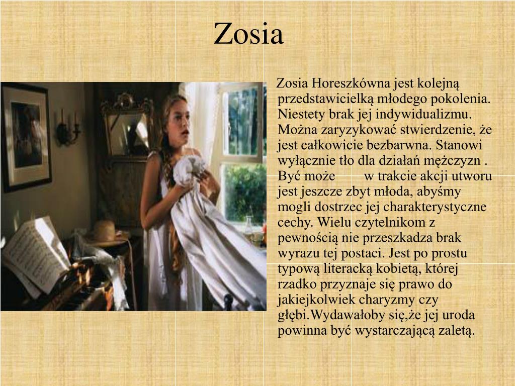 Ile Lat Miała Zosia Z Pana Tadeusza PPT - W magicznym świecie „ Pana Tadeusza”... PowerPoint Presentation