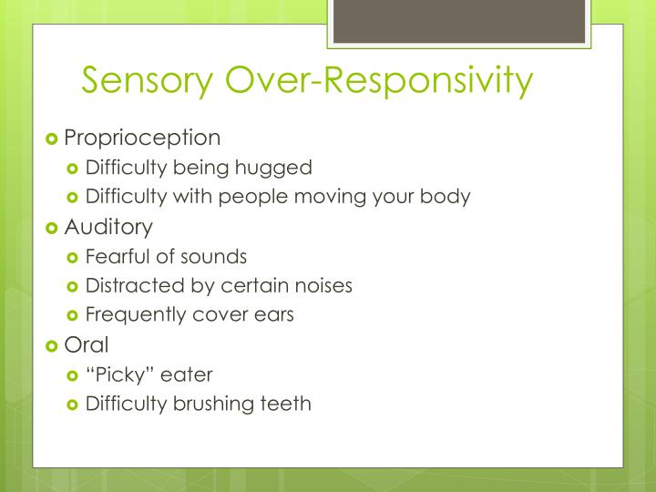PPT - Sensory Integration: Theory, Disorders, Interventions PowerPoint ...