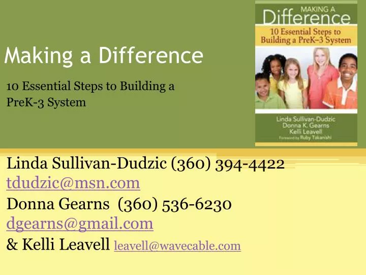 PPT Making A Difference PowerPoint Presentation Free Download ID 