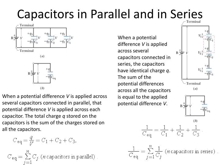 Ppt Capacitors In Parallel And In Series Powerpoint Presentation Free Download Id1169481 5042