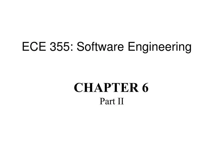 ece 355 software engineering n.
