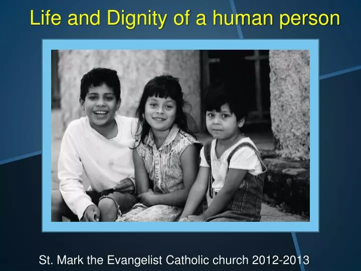 dignity human person presentation ppt powerpoint