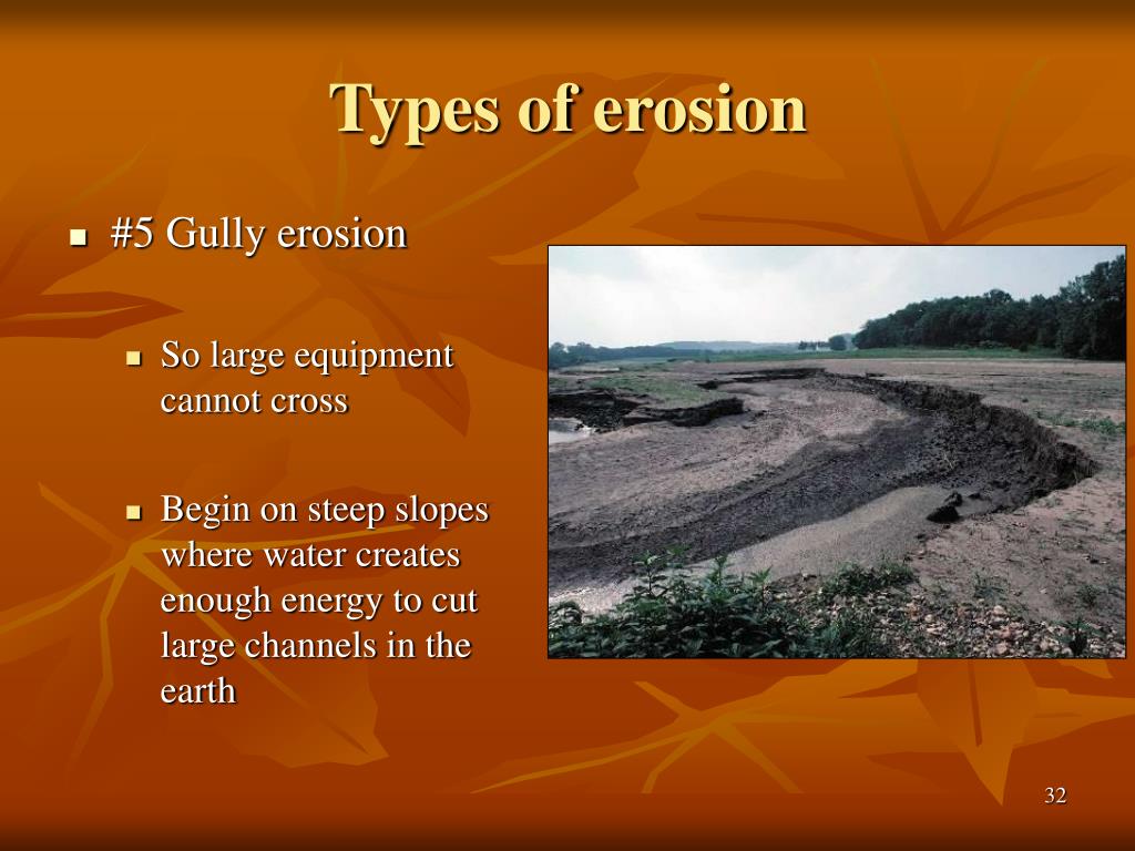 methods of erosion