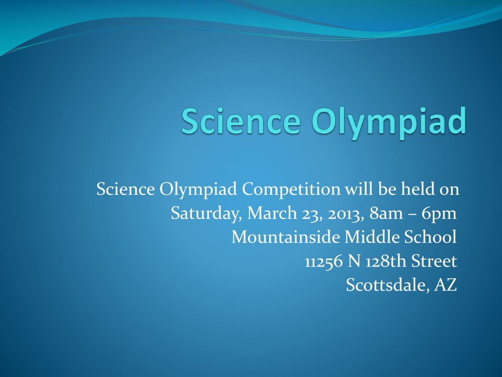 PPT Science Olympiad PowerPoint Presentation, free download ID1172703