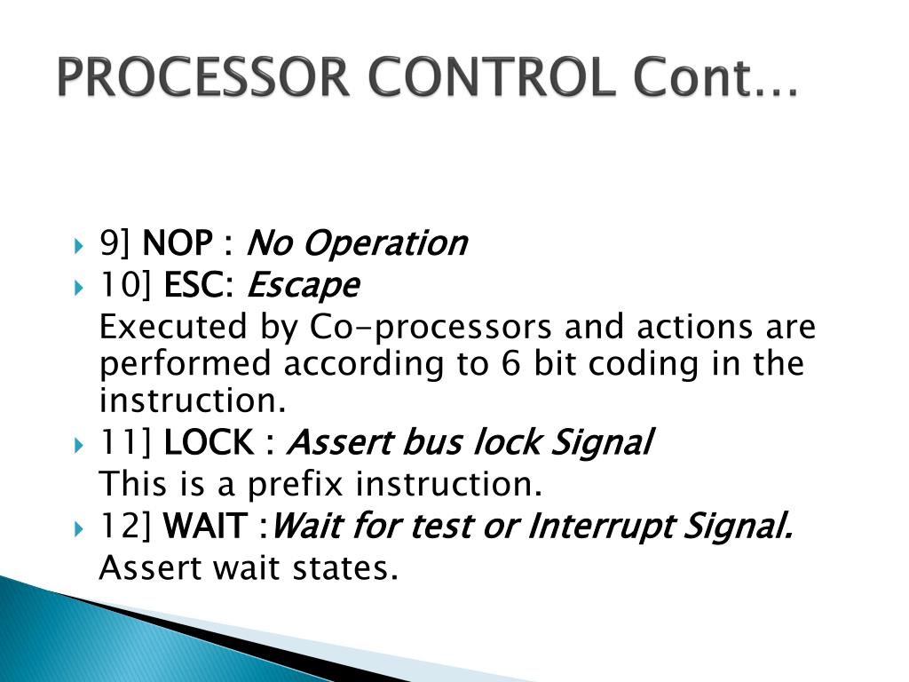 processor control processor control