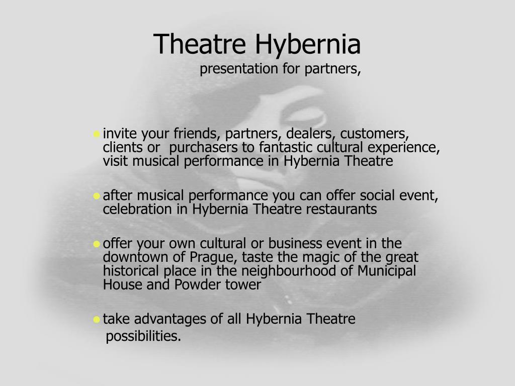 Hybernia Theatre Seating Chart
