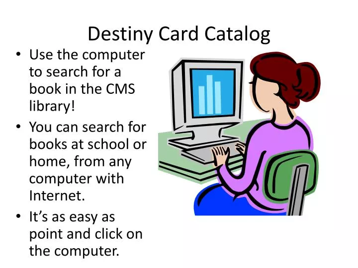 destiny card catalog n.