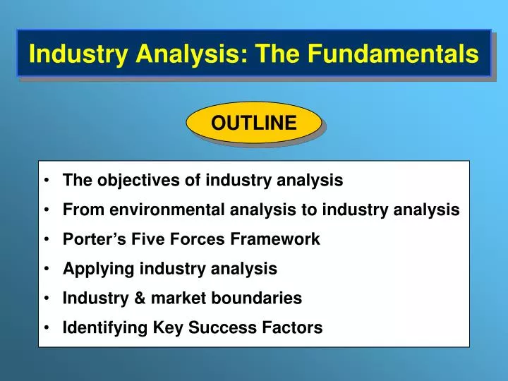 industry analysis the fundamentals n.