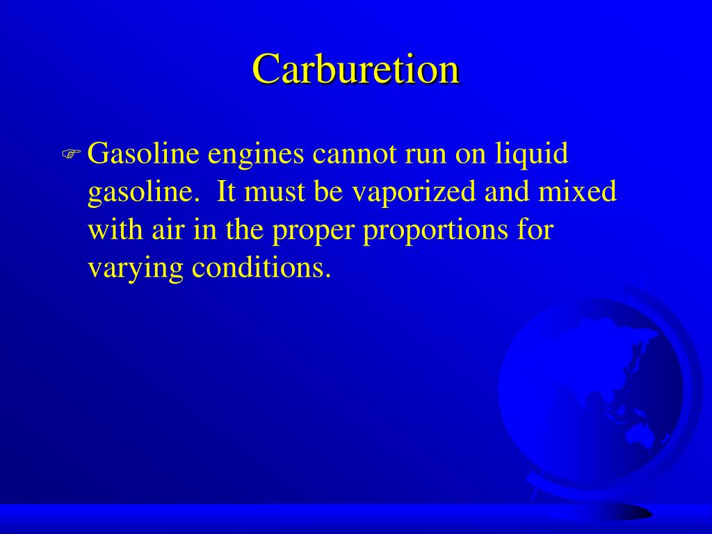 PPT Carburetion Systems PowerPoint Presentation, free download ID