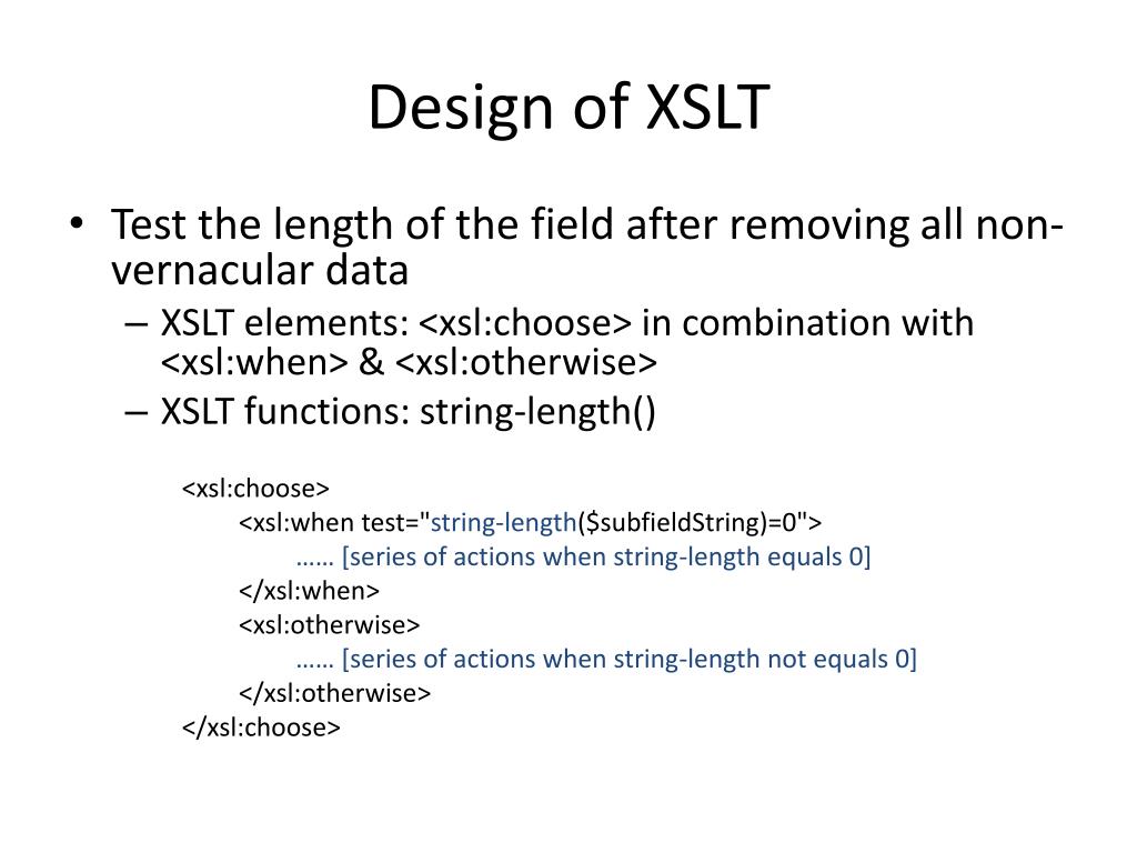 PPT - Batch-conversion of Non-standard Multiscript Records by XSLT  PowerPoint Presentation - ID:1178379