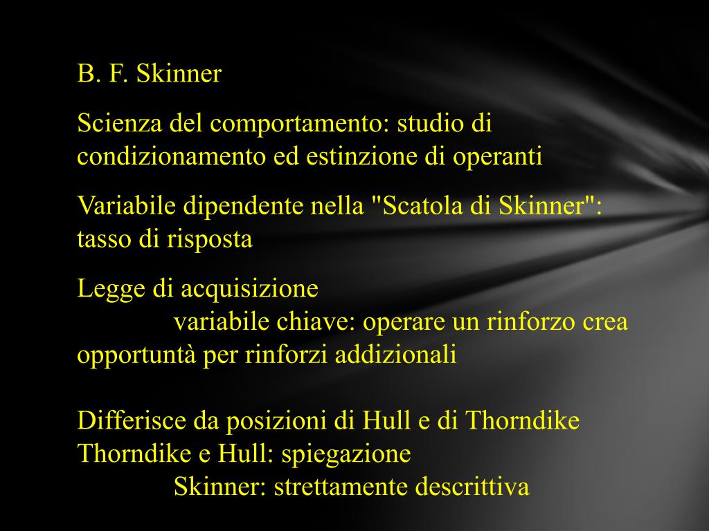 PPT - Comportamentismo PowerPoint Presentation, free download - ID:1178519
