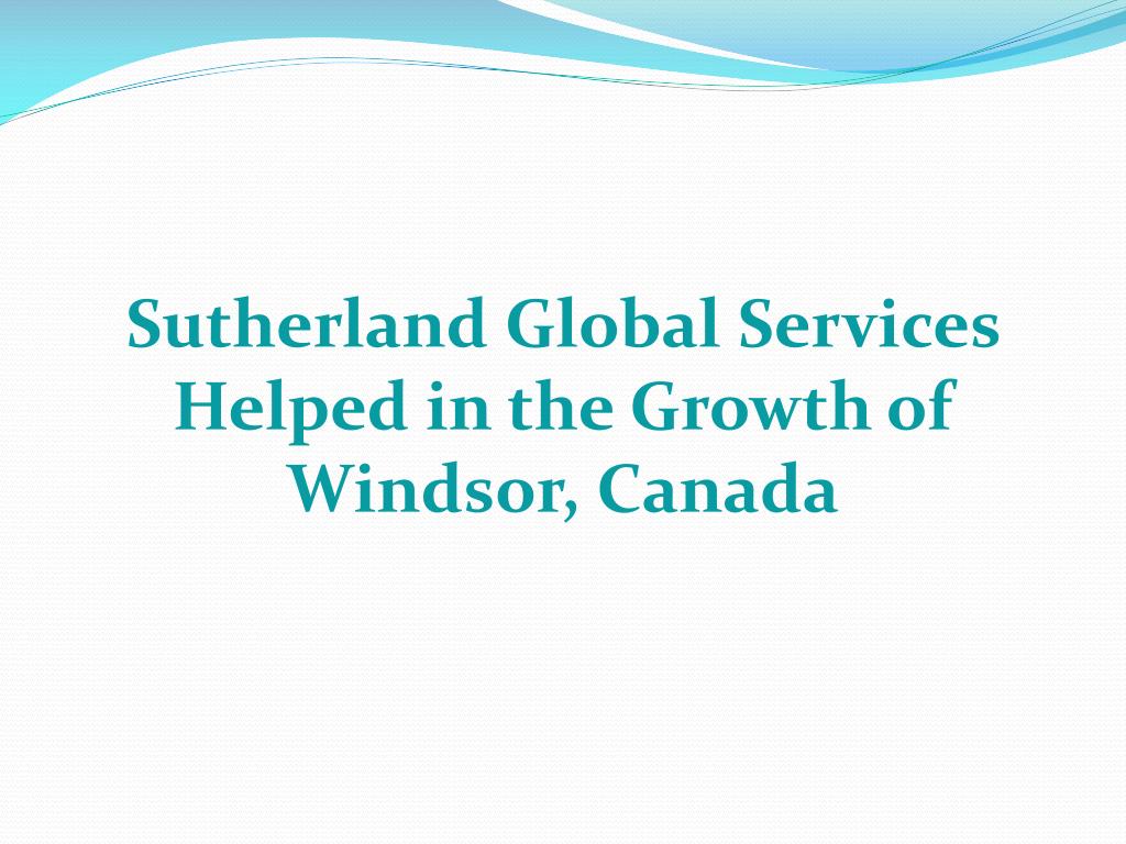 Sutherland Global Services Organizational Chart
