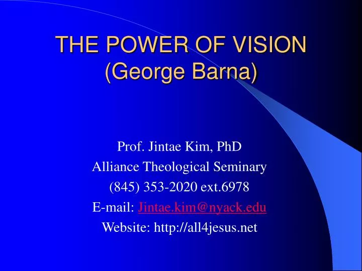 The power of vision george barna pdf file