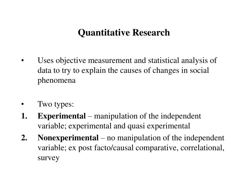 quantitative research chapter 2