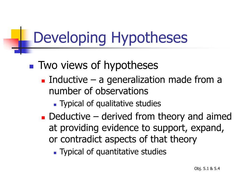 how to develop hypotheses for qualitative research