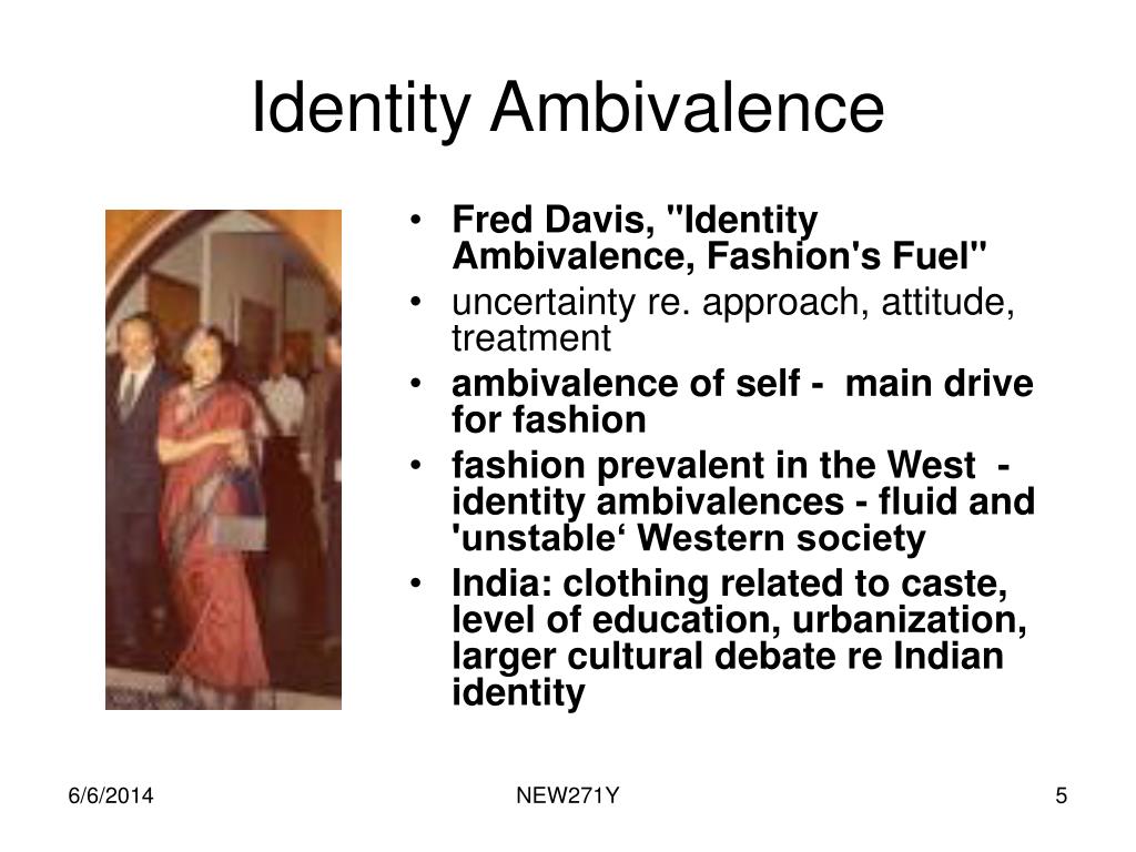 identity ambivalence theory of dress