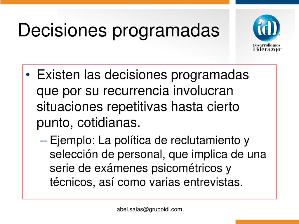 PPT - PROCESO DE TOMA DE DECISIONES GERENCIALES PowerPoint Presentation -  ID:1182587