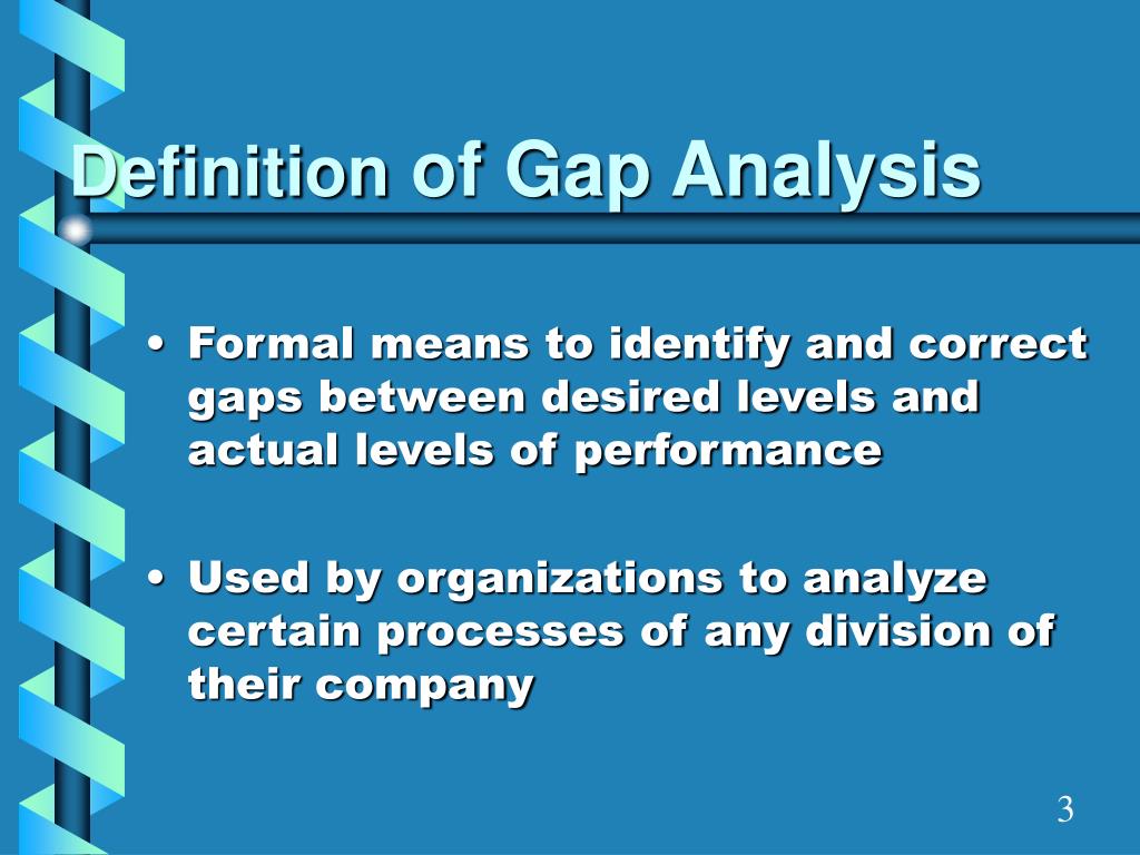 PPT - Gap Analysis PowerPoint Presentation, free download - ID:1182701