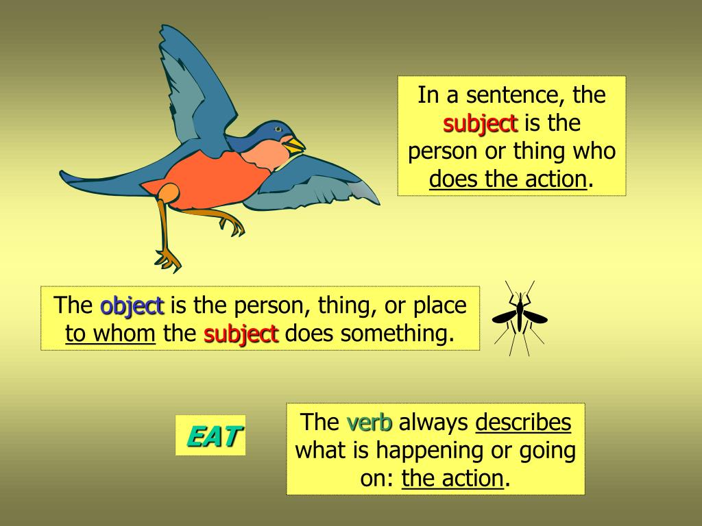 PPT Subjects Verbs Objects PowerPoint Presentation Free Download ID 118323