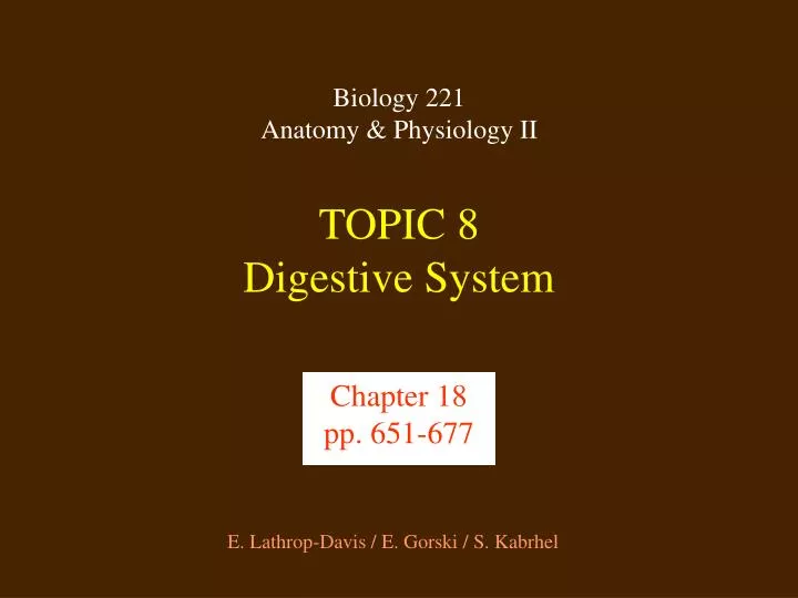 topic 8 digestive system n.