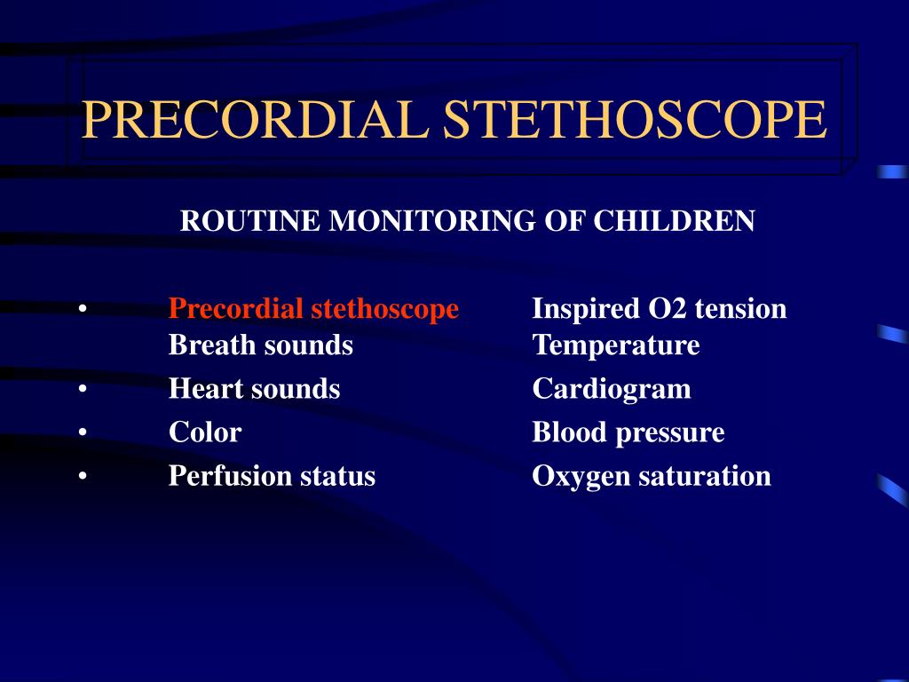 PPT - PRECORDIAL STETHOSCOPE PowerPoint Presentation, free download -  ID:1183913