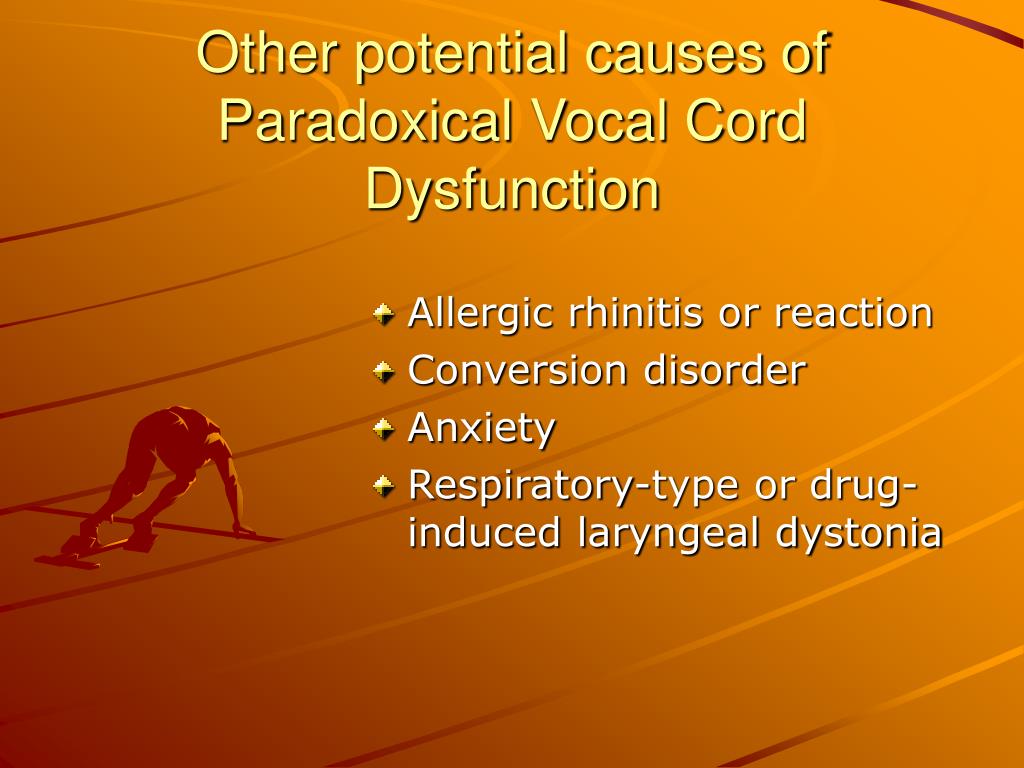 PPT - Exercise Induced Paradoxical Vocal Cord Dysfunction (EI-PVCD)  PowerPoint Presentation - ID:1184522