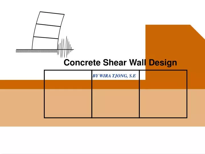 PPT Concrete Shear Wall Design PowerPoint Presentation, free download