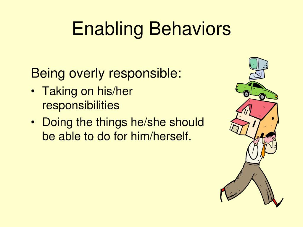 Enabling. Controlling behavior