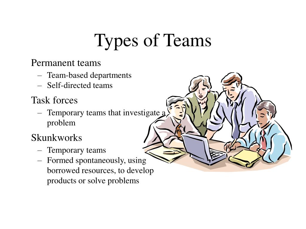 Тип тим. Types of Teams. Formal Teams.