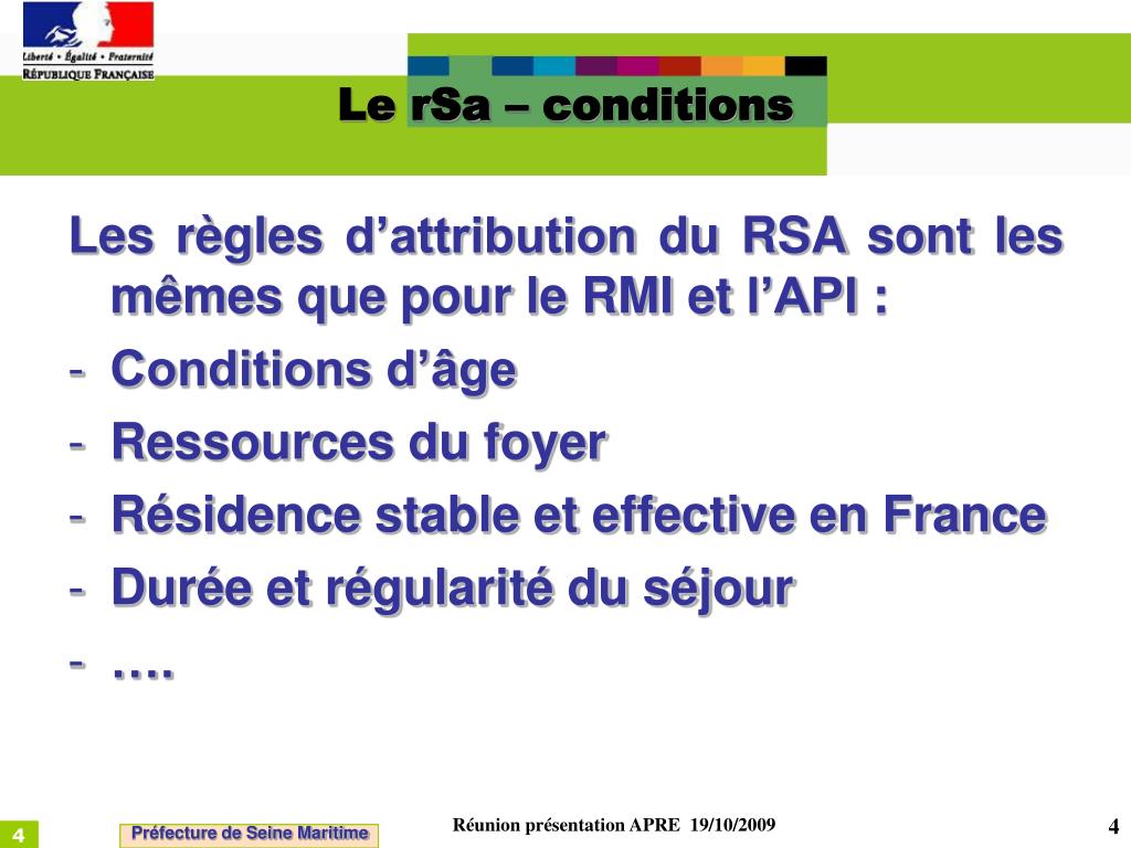 PPT - Le rSa L’Aide Personnalisée de Retour à l’Emploi PowerPoint ...