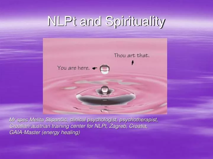 nlpt and spirituality n.