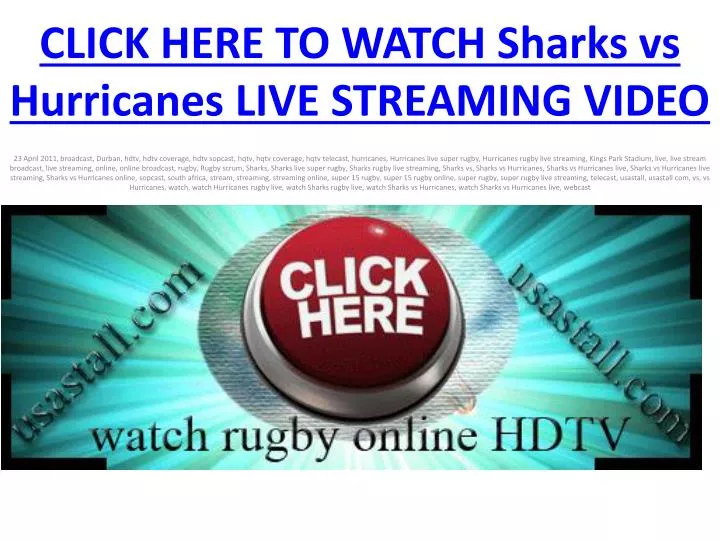 click here to watch sharks vs hurricanes live streaming video n.