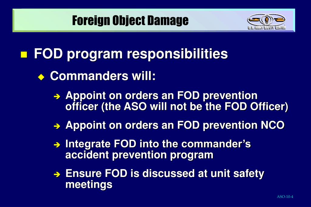 PPT - Foreign Object Damage (FOD) PowerPoint Presentation, free download -  ID:1190946