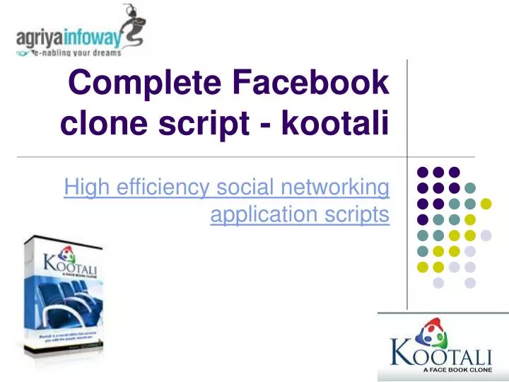 complete facebook clone script kootali n.