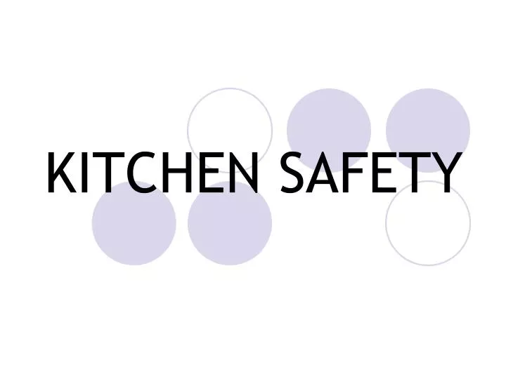 kitchen safety n.