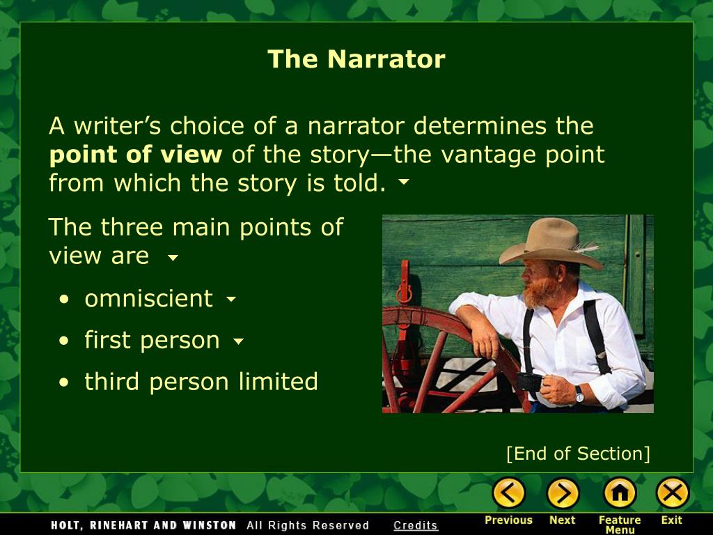 objective narrator objective narrator