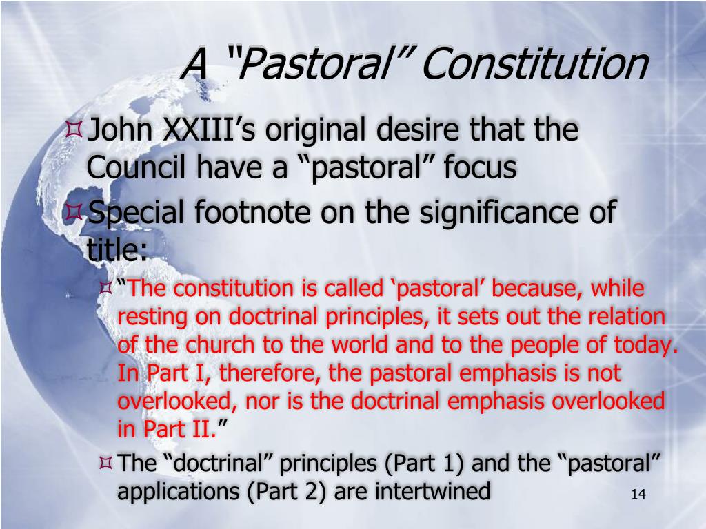 SOME CHRISTOLOGICAL CONSIDERATIONS IN THE PASTORAL CONSTITUTION GAUDIUM ET  SPES