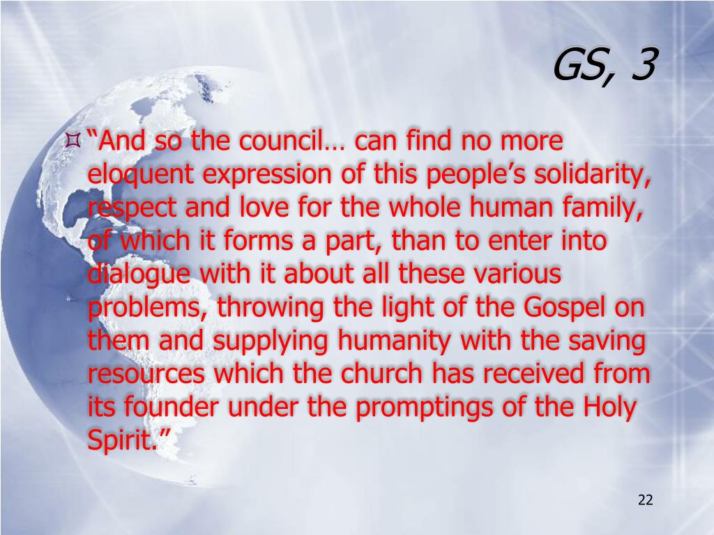 Solidarity and Salvation in Christ in the Light of “Gaudium et